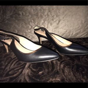 Black small thin heel